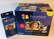 Epson PictureMate Personal Photo Lab Deluxe Viewer Edition C618001 + Pacote de Impressão comprar usado  Enviando para Brazil