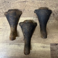 Fogão a lenha de ferro fundido pernas 6” comprimento de assento conjunto de 3 comprar usado  Enviando para Brazil