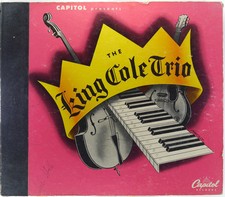 THE KING COLE TRIO 4 Disc Shellac Box Set CAPITOL A-8 VG+ 78 10"  Jazz, usado comprar usado  Enviando para Brazil
