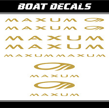 Adesivo maxum boat usato  Spedire a Italy