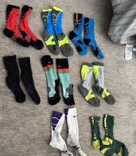 Lote de 8 pares de calcetines de baloncesto Nike Elite estilos surtidos talla mediana segunda mano  Embacar hacia Argentina