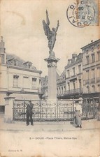 Cpa douai place d'occasion  Claira