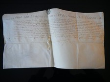 Louis xvi parchemin d'occasion  Paris I