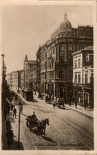 POLSKA AK Lodz Ulica Piotrkowska, oryginalna działała jako poczta polowa LODZ 4. 1. 1940 na sprzedaż  Wysyłka do Poland