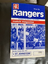 Rangers johnstone football for sale  KILBIRNIE