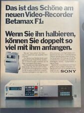 Sony betamax video gebraucht kaufen  Aßlar