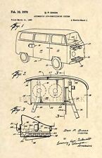 Volkswagen bus patent for sale  New Haven