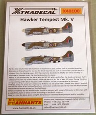 Xtradecal decals x48100 for sale  BIRMINGHAM