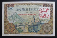 Maroc dirhams 5000 d'occasion  Tonnay-Charente