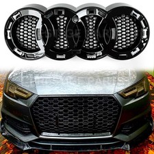 Suporte para emblema Audi anéis de crachá suporte para todas as grelhas de favo de mel comprar usado  Enviando para Brazil