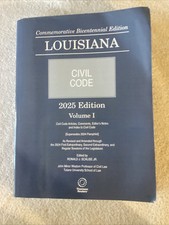Louisiana civil code d'occasion  Expédié en Belgium
