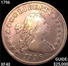 1796 draped bust for sale  Muskogee