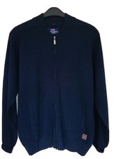 Herren strickjacke dunkelblau gebraucht kaufen  Uedem