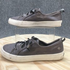 Tênis Sperry Feminino 8 Crest Vibe Prata Top Baixo Cadarço Casual STS85704 comprar usado  Enviando para Brazil