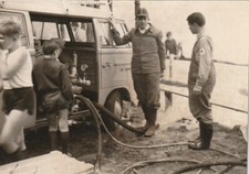Vintage Foto Katastrophenschutzfahrzeug VW Bus T1 Auto Oldtimer PKW Car comprar usado  Enviando para Brazil
