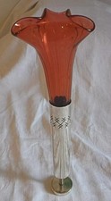 Epergne cranberry glass for sale  SWADLINCOTE