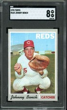 1970 Topps High #660 Johnny Bench Reds HOF SGC 8 QUASE PERFEITO-PERFEITO comprar usado  Enviando para Brazil