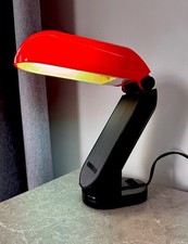 Usado, Lâmpada dobrável de mesa vintage meados do século era espacial lâmpada vermelha e preta comprar usado  Enviando para Brazil