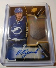 Usado, 2016-17 Upper Deck SPX #EB- NK Nikita Kuchherov Auto Holo Shield TB Lightning comprar usado  Enviando para Brazil