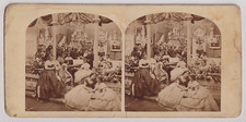 STEREO Scène de genre - Soirée mondaine - Vintage c.1860 comprar usado  Enviando para Brazil
