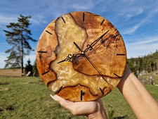 Wanduhr livenholz gelb gebraucht kaufen  Heidenheim an der Brenz