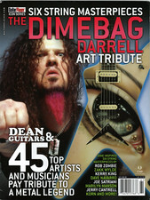 Revista de guitarrista 2006 Pantera Dimebag Darrell arte tributo músicos reitor, usado comprar usado  Enviando para Brazil