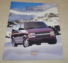 1996 Chevrolet Chevy Astro Van Katalog Brochure Broszura Broszura na sprzedaż  PL
