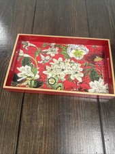 Bandeja de madeira decoupage Michel Design Works 12 1/2 x 8 plantas botânicas *LEIA* comprar usado  Enviando para Brazil
