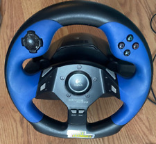 Volante de corrida Intec para Sony PlayStation 2 II Play Station jogo de direção, usado comprar usado  Enviando para Brazil