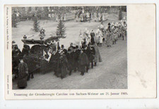 Postkarte trauerzug grossherzo gebraucht kaufen  Neustadt b.Coburg