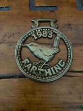 1983 farthing brass for sale  CLACTON-ON-SEA