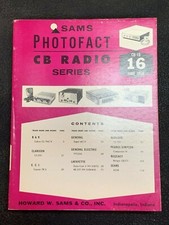Sams photofact radio for sale  Wardell