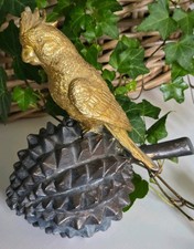 Gold parrot ornament for sale  AYLESBURY