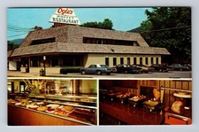 Usado, Cartão postal vintage Gatlinburg TN-Tennessee Ogle's Buffet Restaurant correio postal comprar usado  Enviando para Brazil