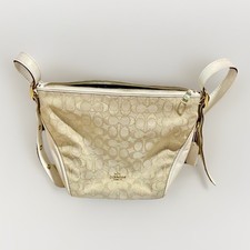 Coach dufflette beige for sale  Winthrop