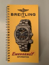 Breitling emergency istruzioni usato Breitling emergency istruzioni usato  Albino