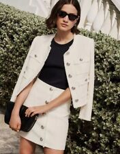 NOVA JAQUETA DE TWEED VERONICA BEARD OLBIA OFF WHITE 2-10 comprar usado  Enviando para Brazil