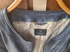 Madeleine lederjacke blau gebraucht kaufen  Hürth