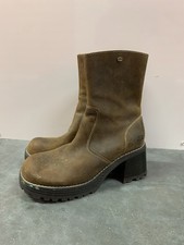 Usado, Botas vintage Sketchers couro anos 90 salto bloco robusto tamanho 8.5 plataforma Bratz comprar usado  Enviando para Brazil