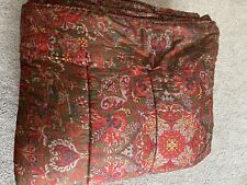 Edredom vintage Ralph Lauren Galahad vermelho medieval completo/rainha algodão acetinado comprar usado  Enviando para Brazil