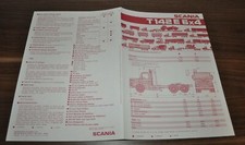 1984 Scania T 142 E 6x4 Especificação Caminhão Folheto Prospekt Brasil comprar usado  Enviando para Brazil