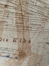 1943 lageplan elbbahnhof gebraucht kaufen  Neustadt am Rübenberge
