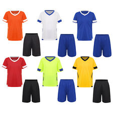 Conjunto de shorts unissex infantil equipe agasalhos camiseta terno competição personalizado comprar usado  Enviando para Brazil