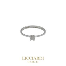 Anello solitario donna usato  Marigliano