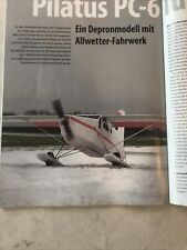 Bauplan elektroflugzeug pilatu gebraucht kaufen  Gunzenhausen