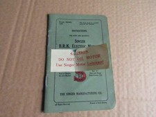 MANUAL DE MOTORES ELÉTRICOS VINTAGE CANTOR COSTURA -SINGER B.R.K comprar usado  Enviando para Brazil