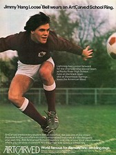 Usado, 1976 Impressão Anúncio de Arte Esculpido Anel Escolar Rocky River Champ Jimmy Pendurar Sino Solto comprar usado  Enviando para Brazil