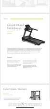 Spirit ct850 treadmill for sale  RETFORD