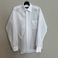 Camisa social masculina de algodão branca Giorgio Armani Le Collezioni 16,5 41, usado comprar usado  Enviando para Brazil