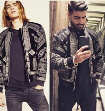 ZARA MAN KURTKA BOMBERKA Z METALICZNYMI DETALAMI 6895/300 BLOGERÓW ULUBIONY MEDIUM M, używany na sprzedaż  PL